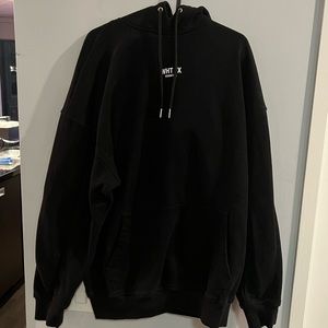 White Fox X Essentials oversized hoodie